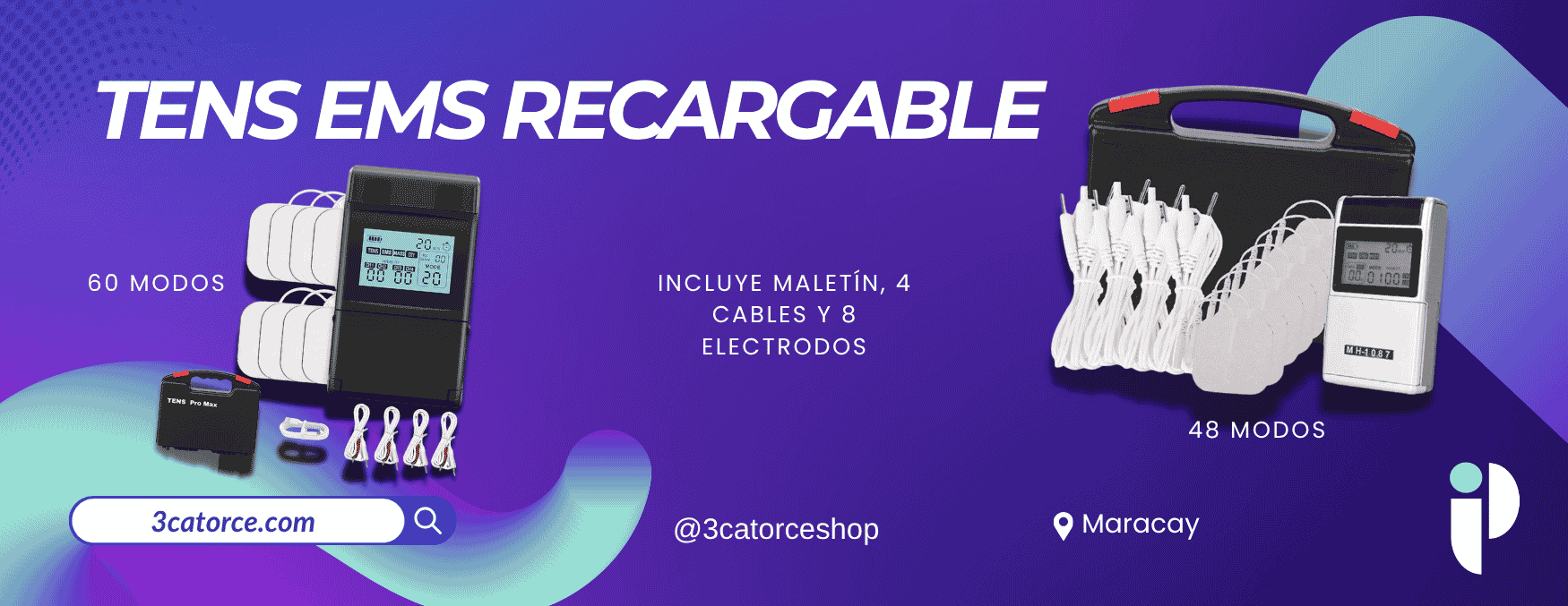 TENS recargable electroterapia